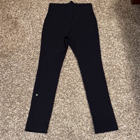 Lululemon Black Straight-Leg Pants SZ 8 - Picture 5 of 8